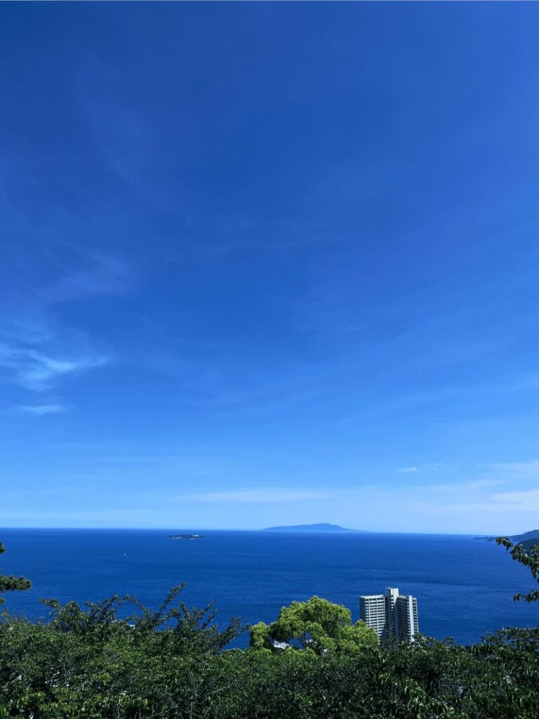 MOA美術館から見えた熱海の海