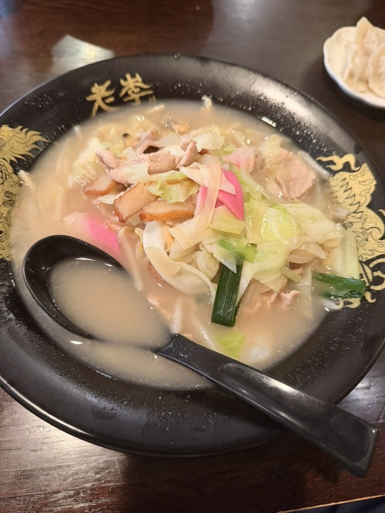 老李のちゃんぽんと水餃子
